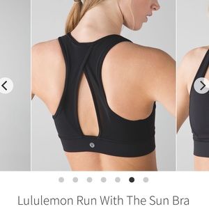 Run in the Sun Lululemon Bra sz: 6 *NWOT*